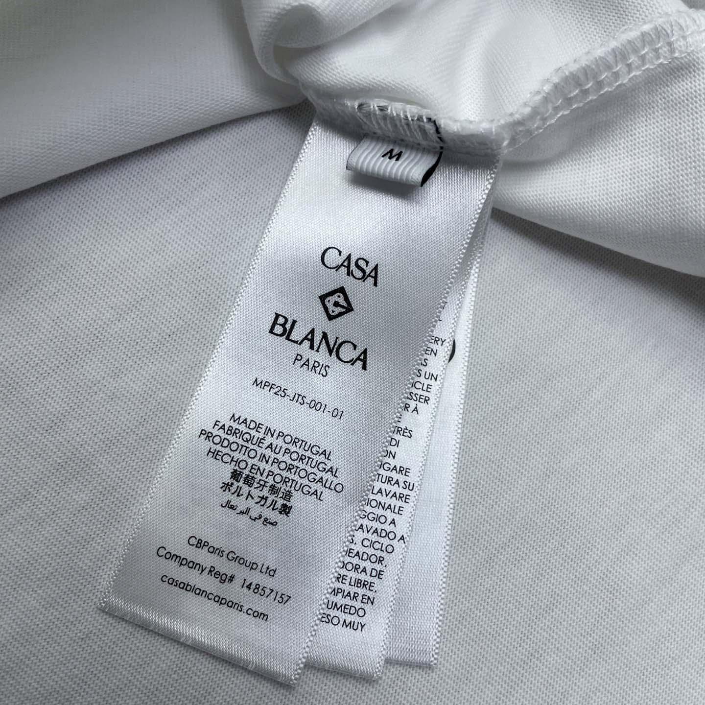 Casablanca Montagne Printed T-Shirt 'White'   C1034 - DesignerGu