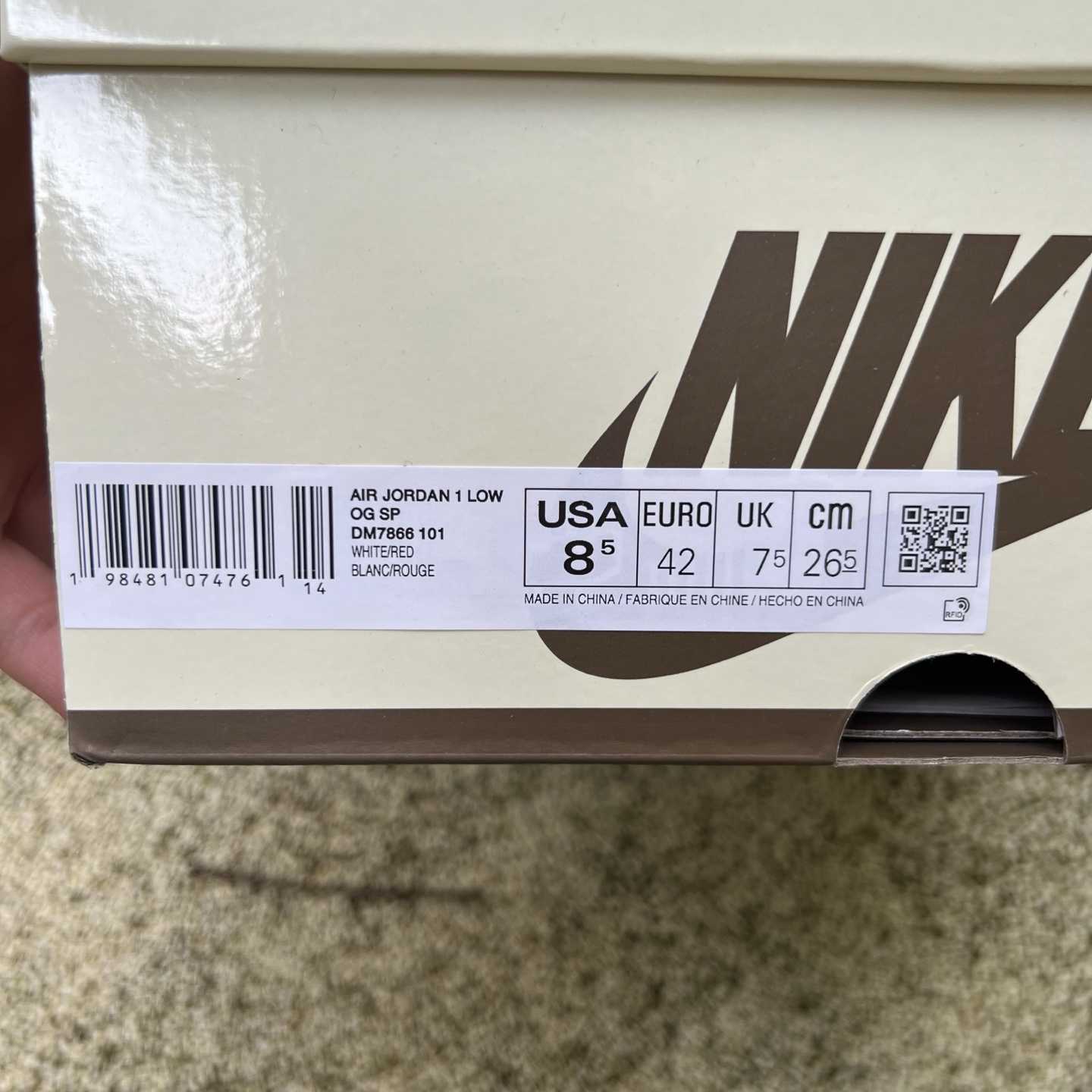 Travis Scott x Air Jordan 1 Low OG    DM7866-101 - DesignerGu