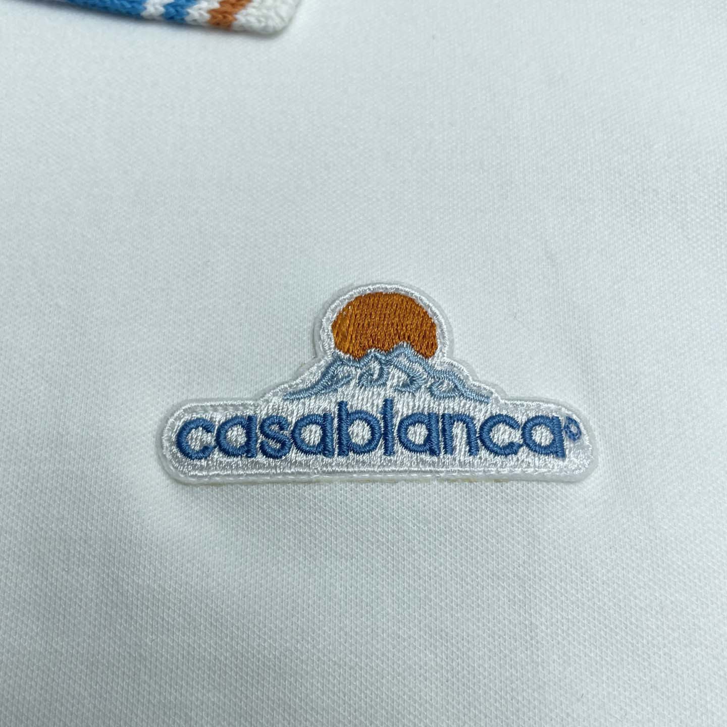 Casablanca Organic-cotton Polo Shirt   c1050 - DesignerGu