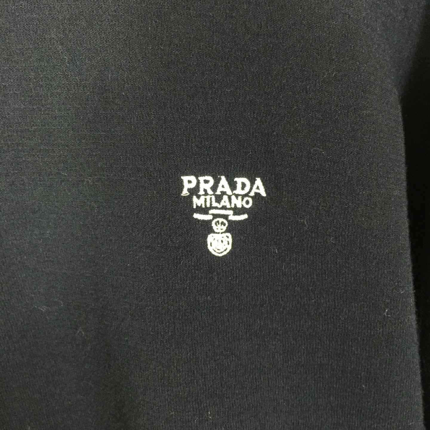 Prada Superfine Wool Polo Shirt - DesignerGu