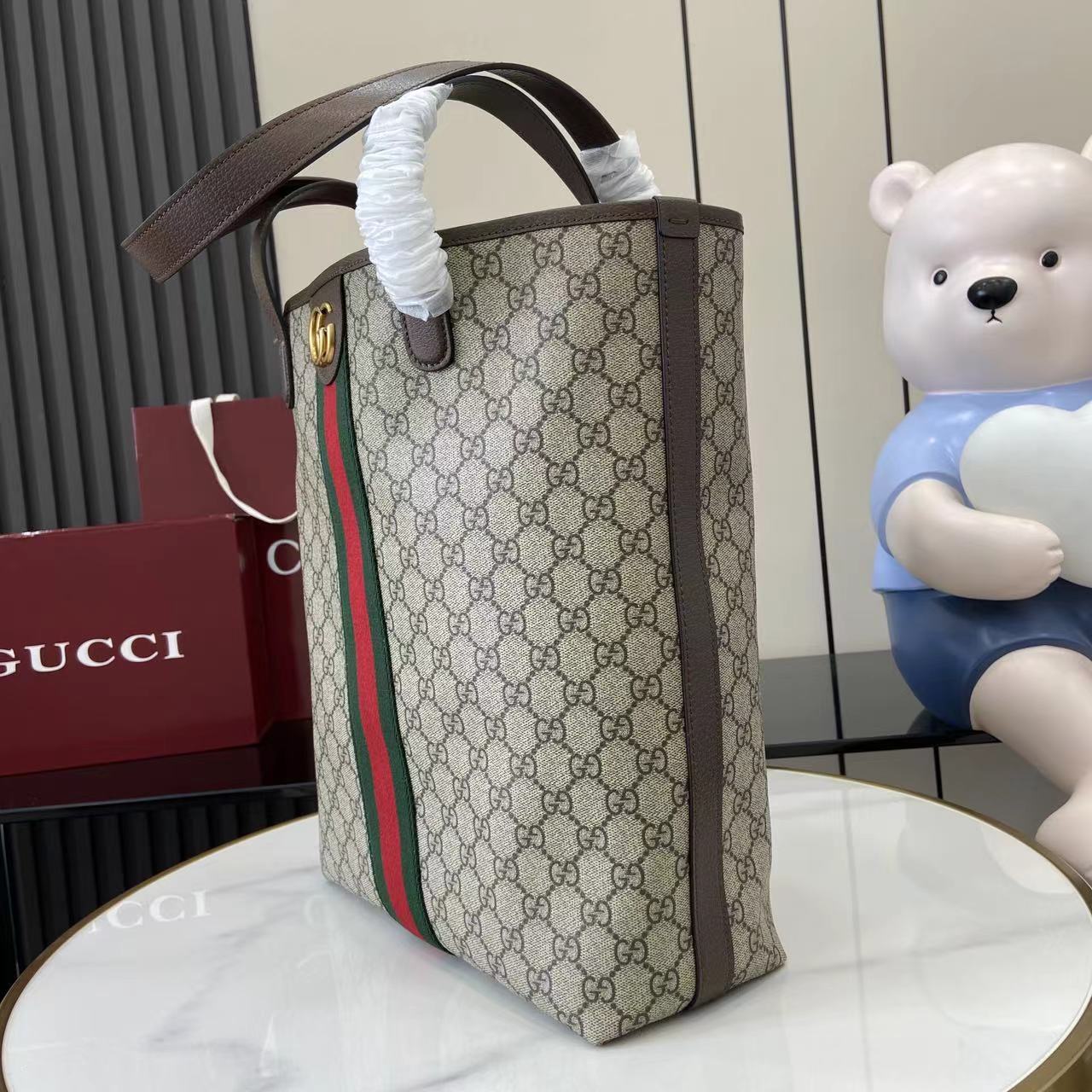 Gucci Ophidia Medium Tote Bag - DesignerGu
