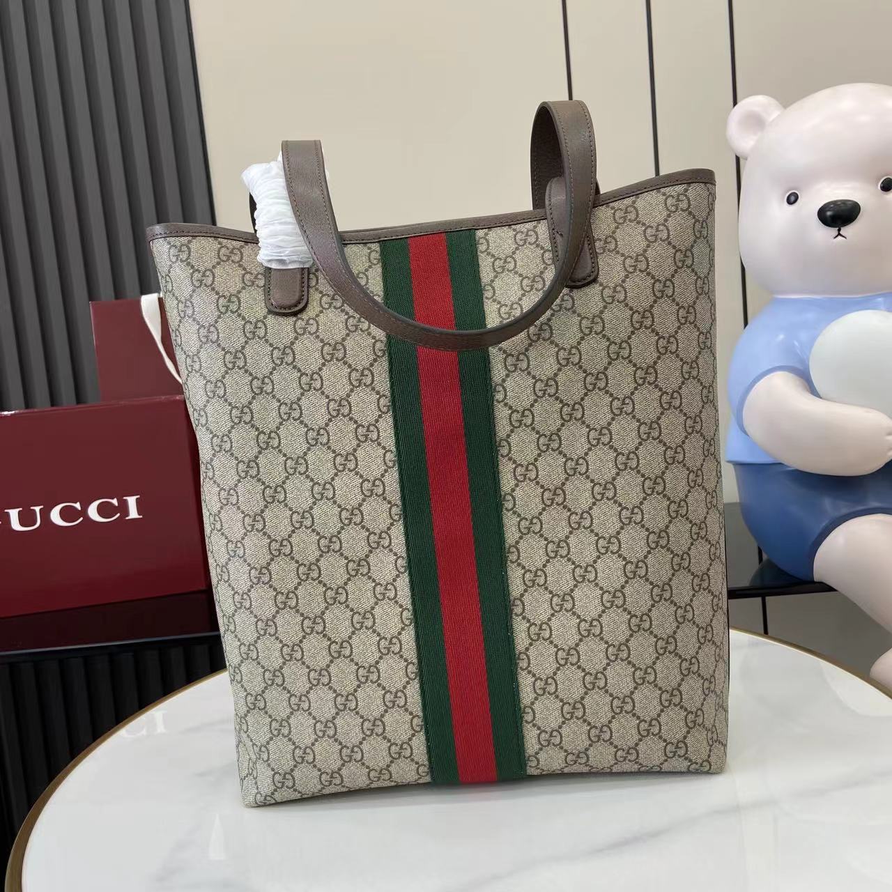 Gucci Ophidia Medium Tote Bag - DesignerGu
