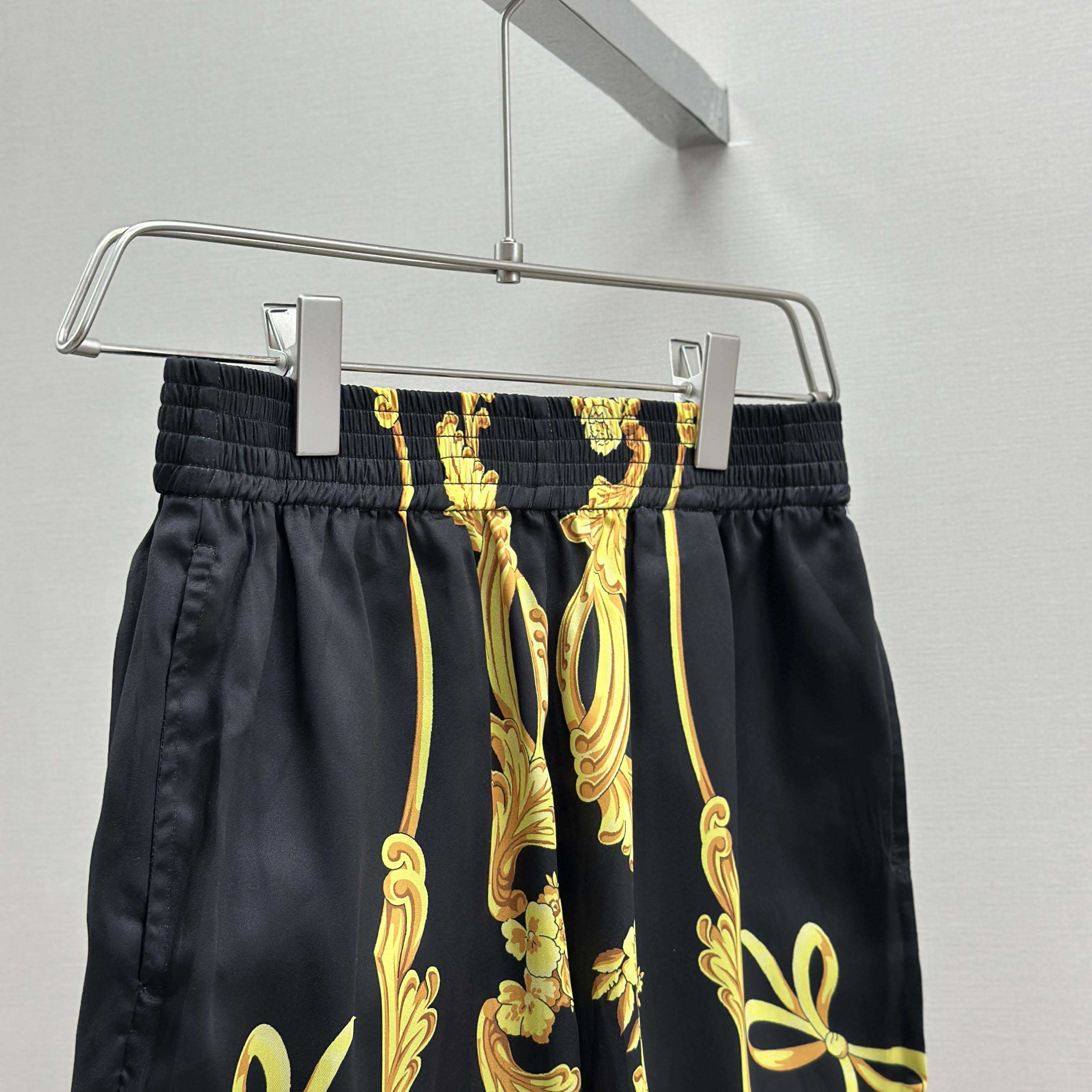 Versace Cameo Silk Shirt & Swim Boardshorts - DesignerGu