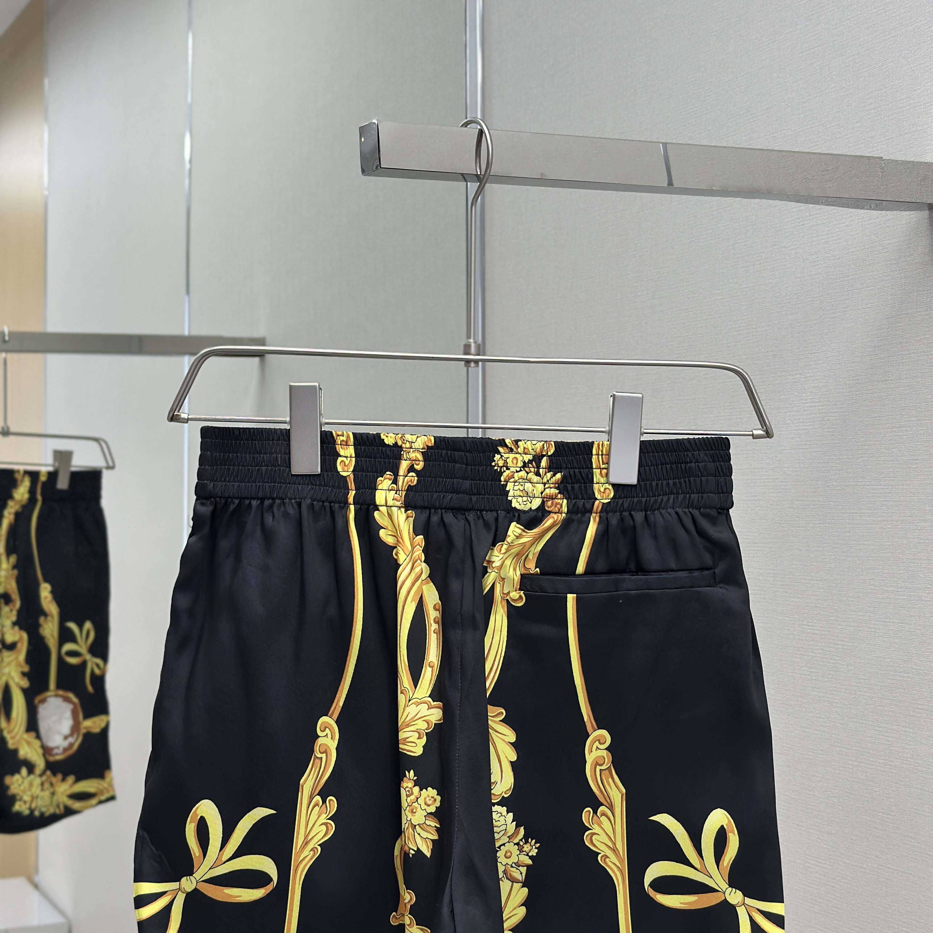 Versace Cameo Silk Shirt & Swim Boardshorts - DesignerGu