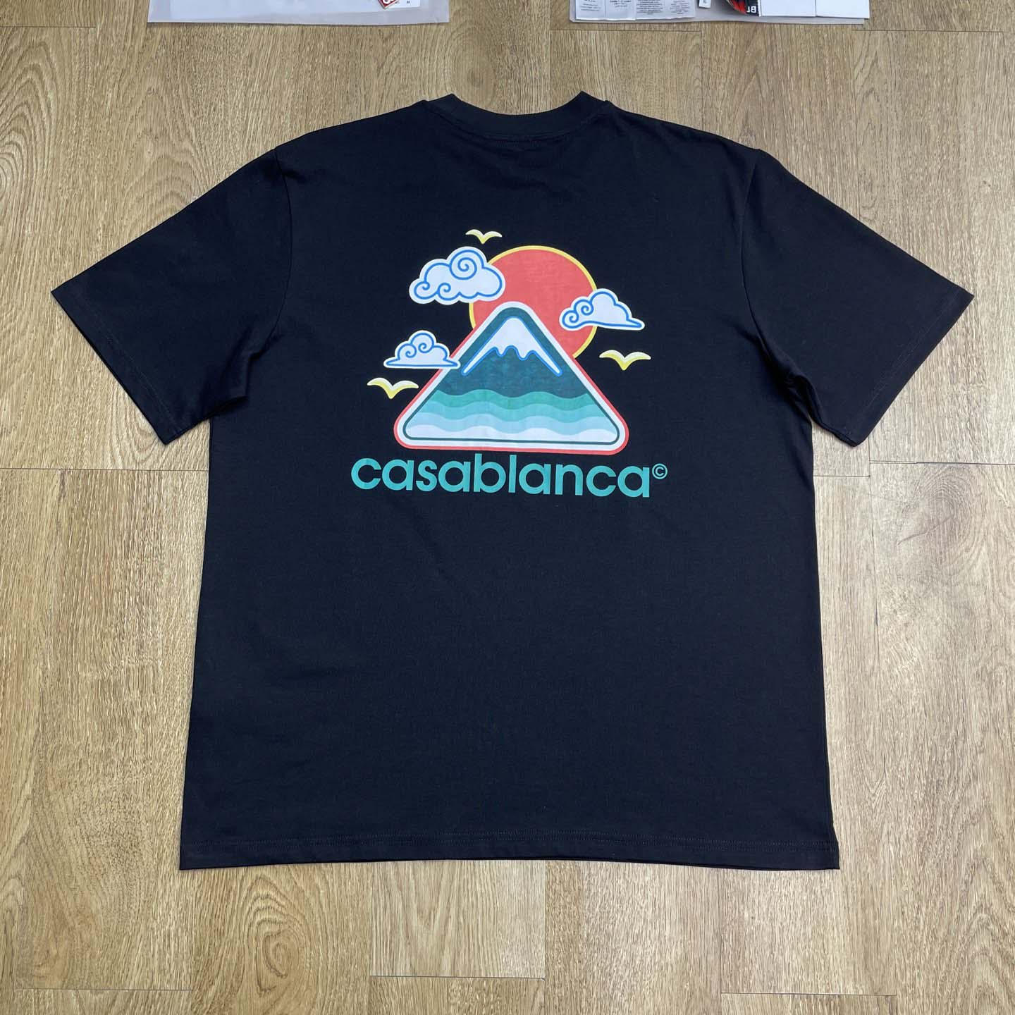 Casablanca Montagne Ondulee Short Sleeve T-shirt   C1037 - DesignerGu