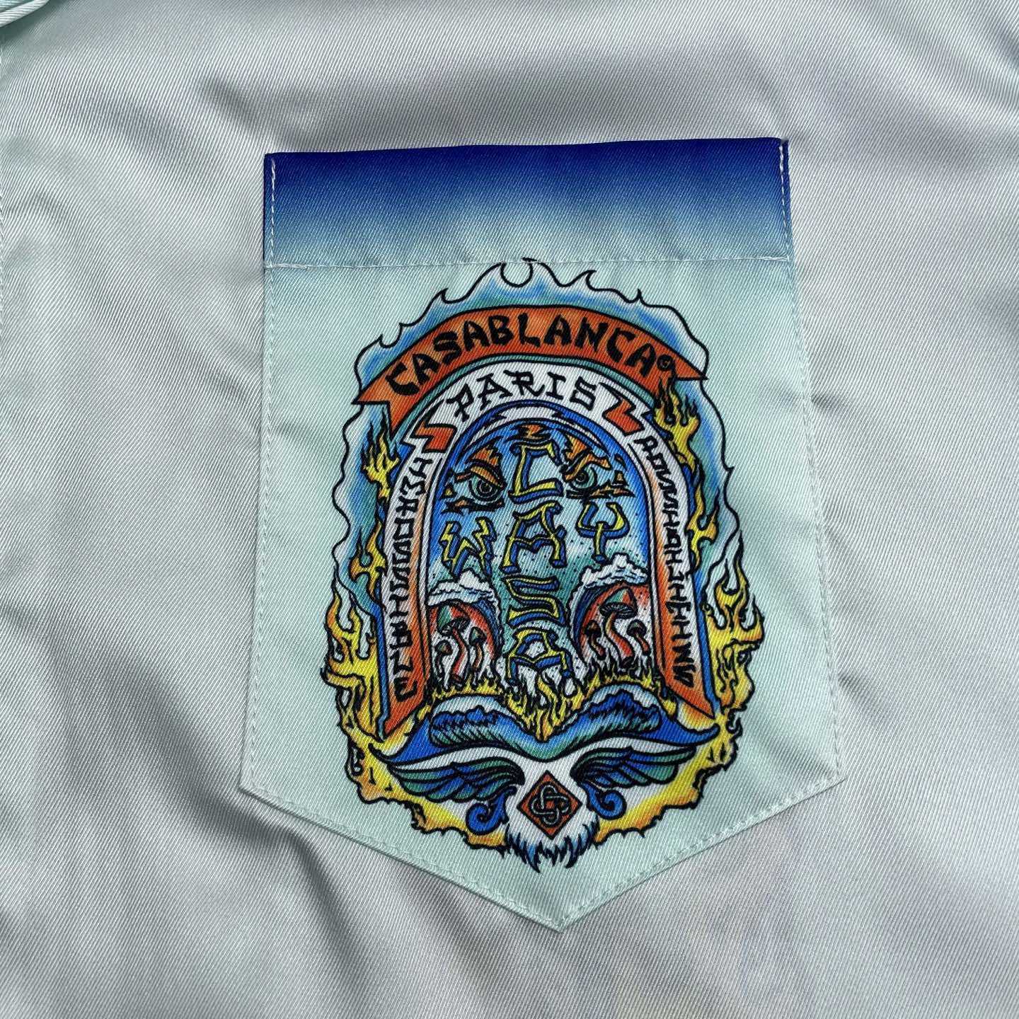 Casablanca Silk Shirt    CA3536 - DesignerGu