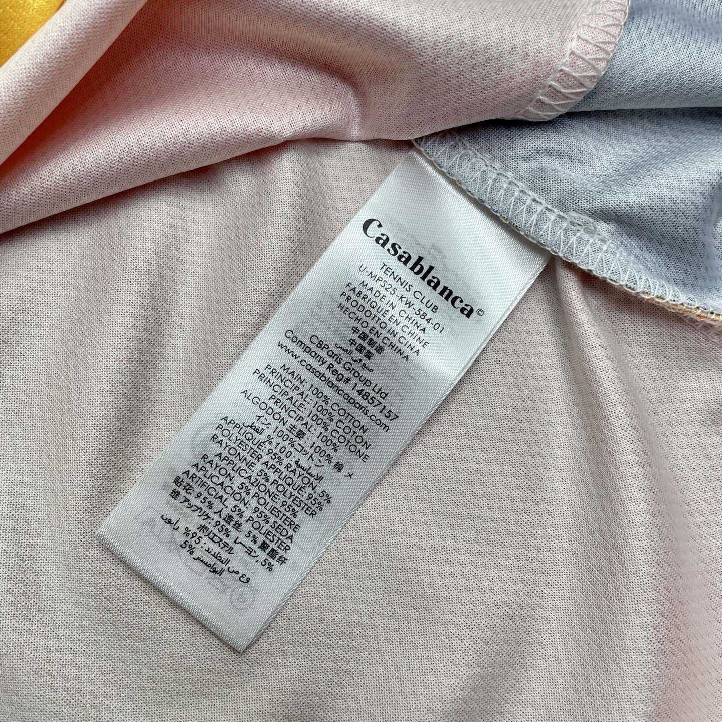 Casablanca gradient football T-shirt    C1052 - DesignerGu