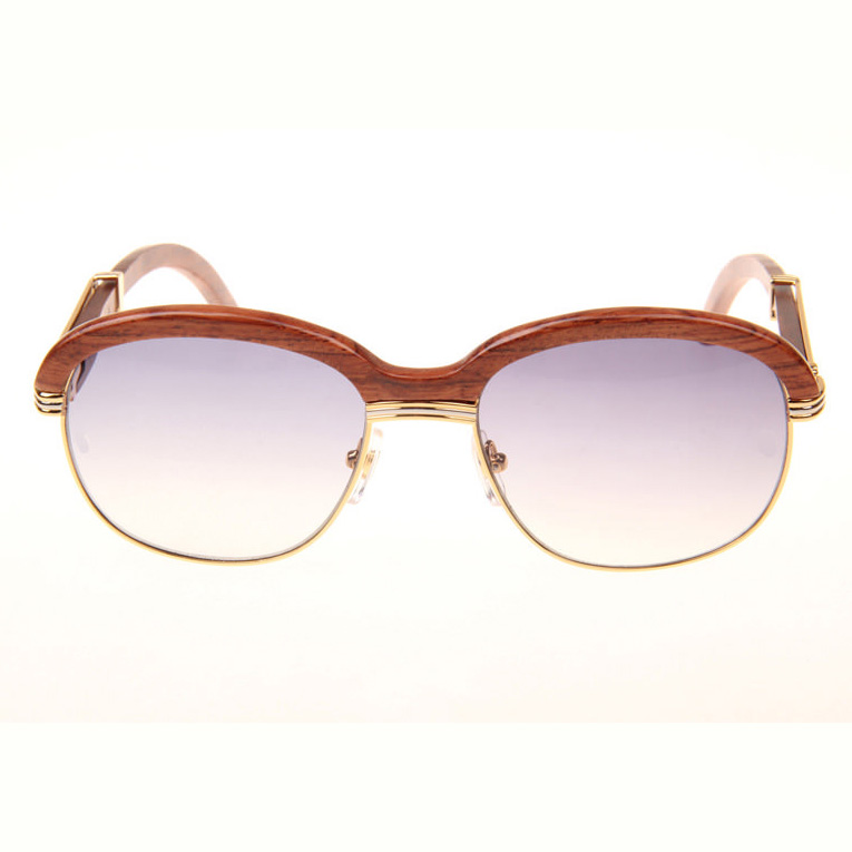 Cartier CT_1116679 Sunglasses In Gold Grey Gradient - DesignerGu