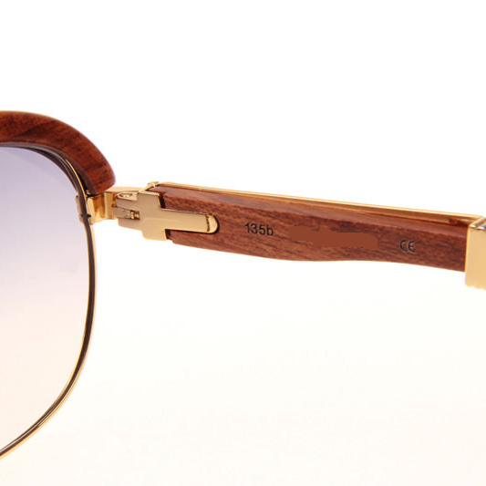 Cartier CT_1116679 Sunglasses In Gold Grey Gradient - DesignerGu