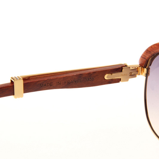 Cartier CT_1116679 Sunglasses In Gold Grey Gradient - DesignerGu