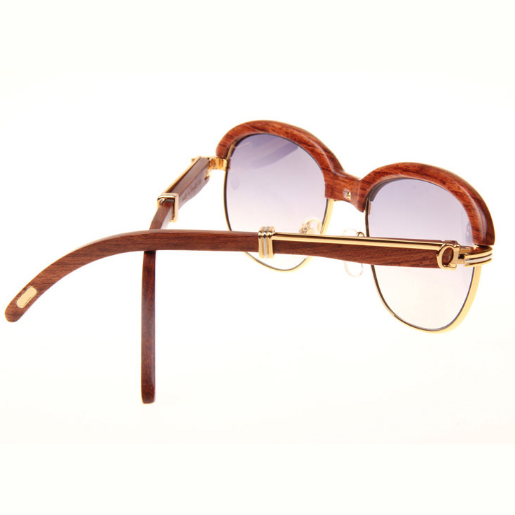 Cartier CT_1116679 Sunglasses In Gold Grey Gradient - DesignerGu