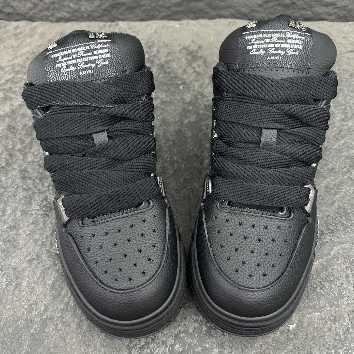 Amiri Crystal Skel-top Low Sneaker - DesignerGu