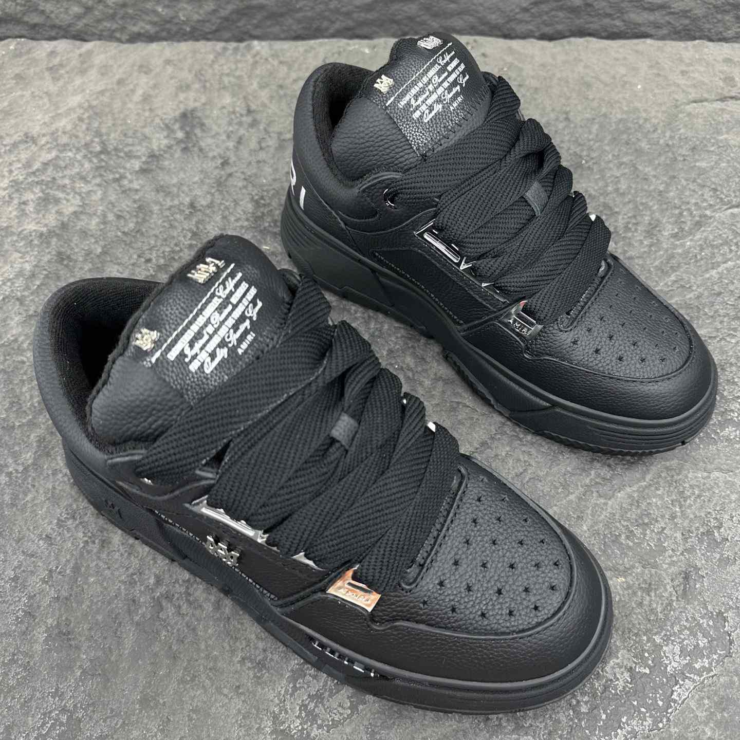 Amiri Crystal Skel-top Low Sneaker - DesignerGu