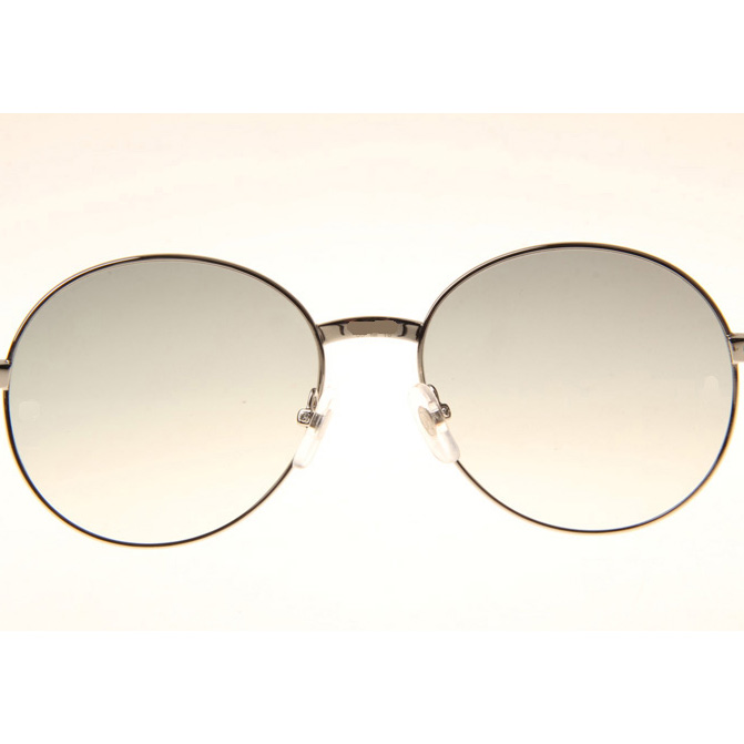 Cartier CT1990-0692 Black Buffalo Sunglasses In Silver Grey - DesignerGu