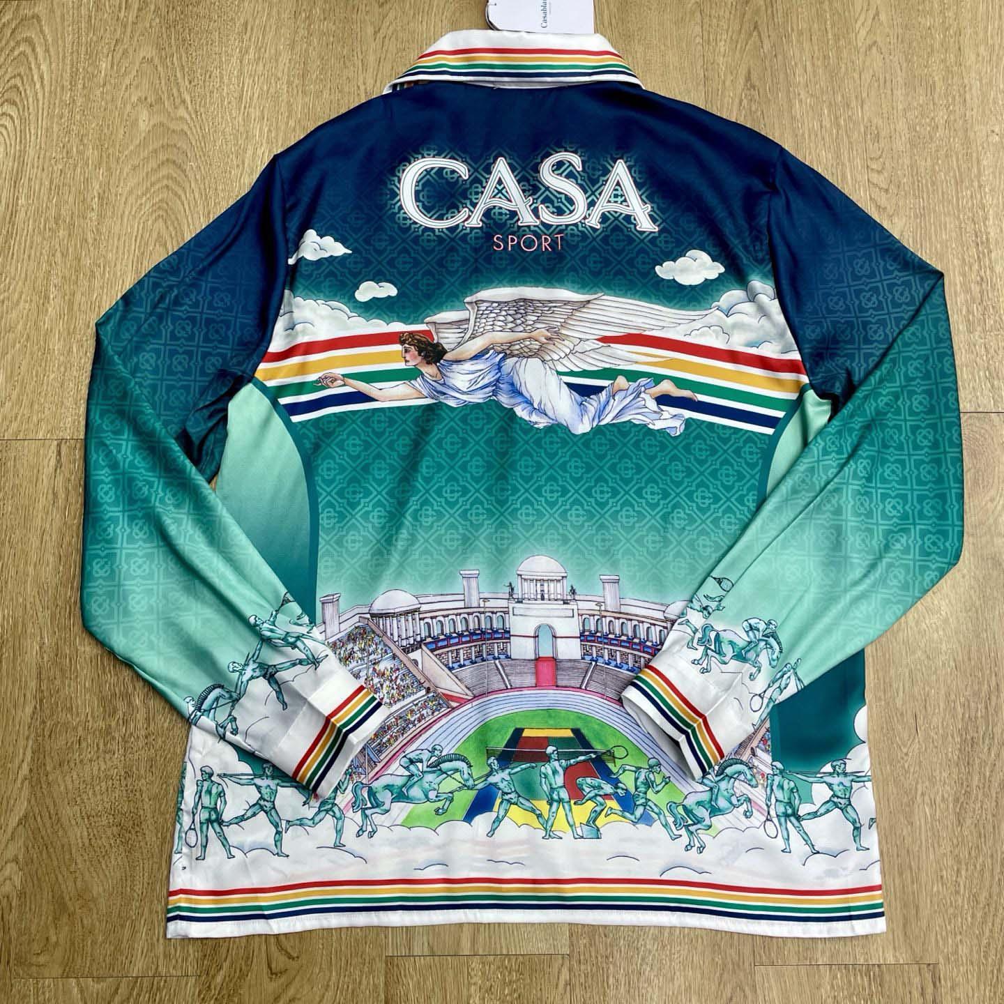 Casablanca La Deesse Du Stade shirt   CA3523 - DesignerGu