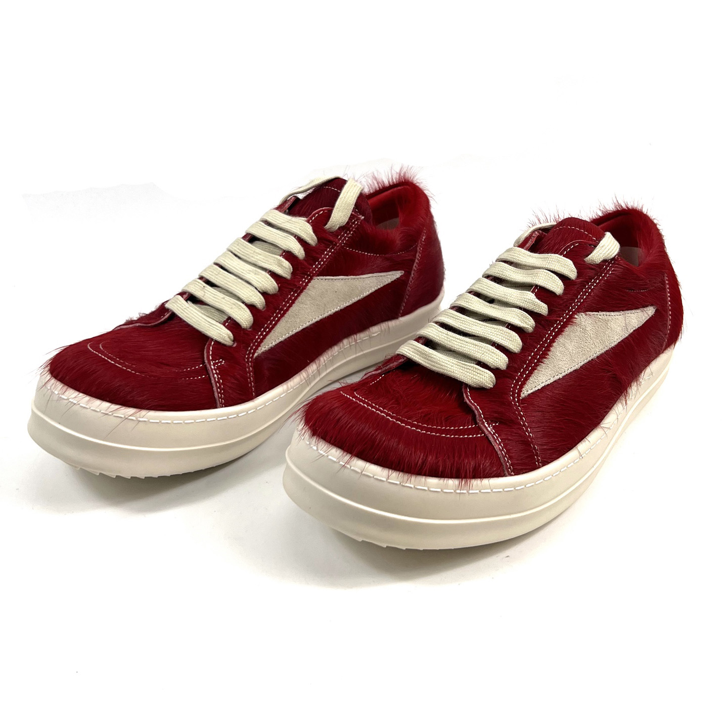 Rick Owens Pelliccia Vintage Low 'Cardinal Red' - DesignerGu