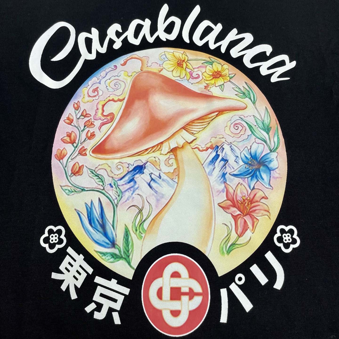 Casablanca Organic-cotton T-shirt - DesignerGu