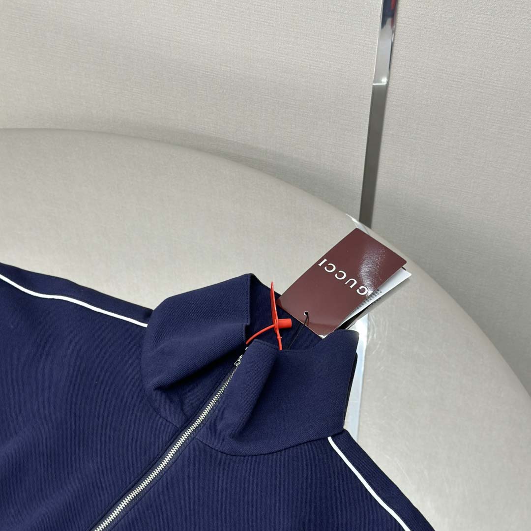 Gucci Technical Jersey Sweatshirt With Embossed Logo - DesignerGu