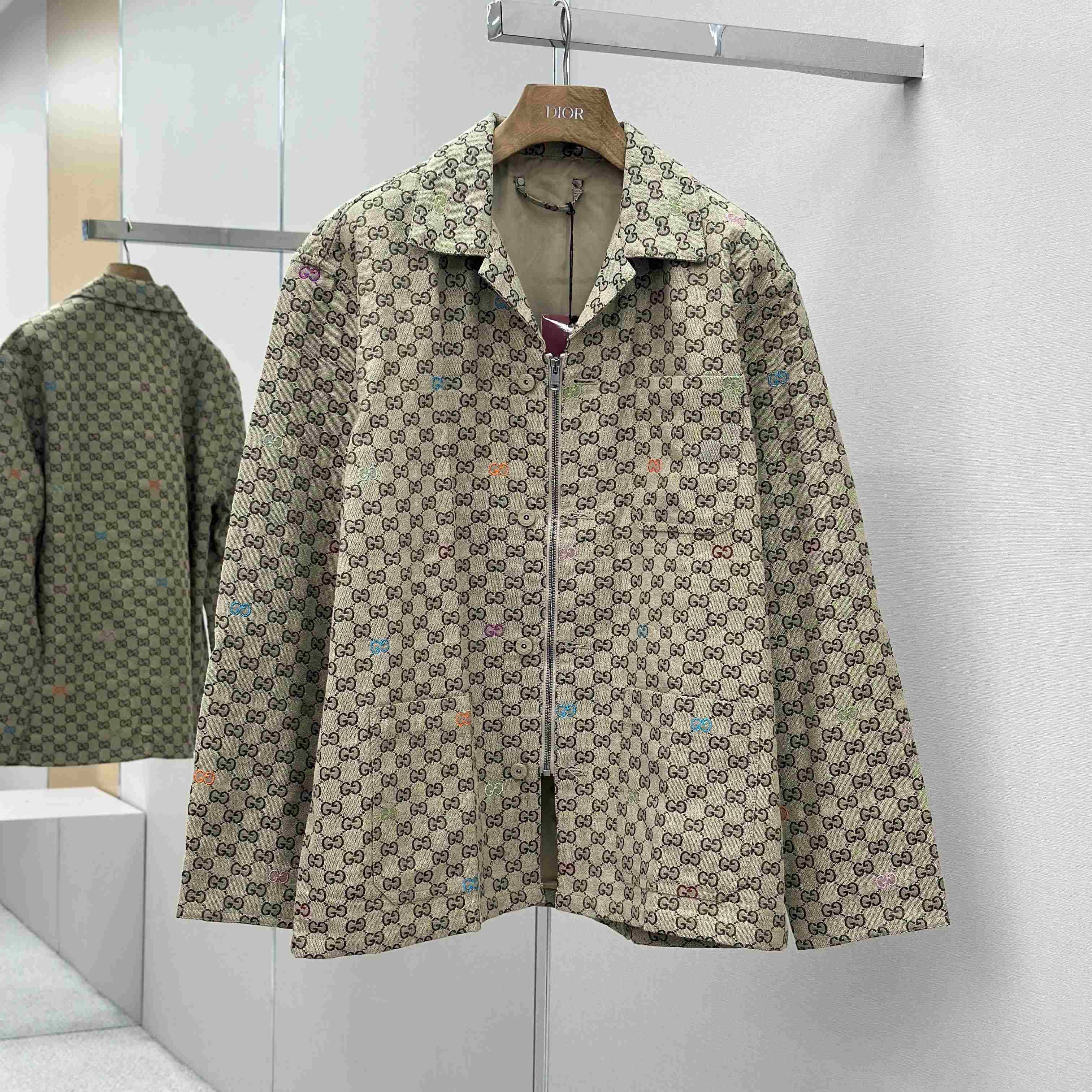 Gucci GG Canvas Jacket - DesignerGu
