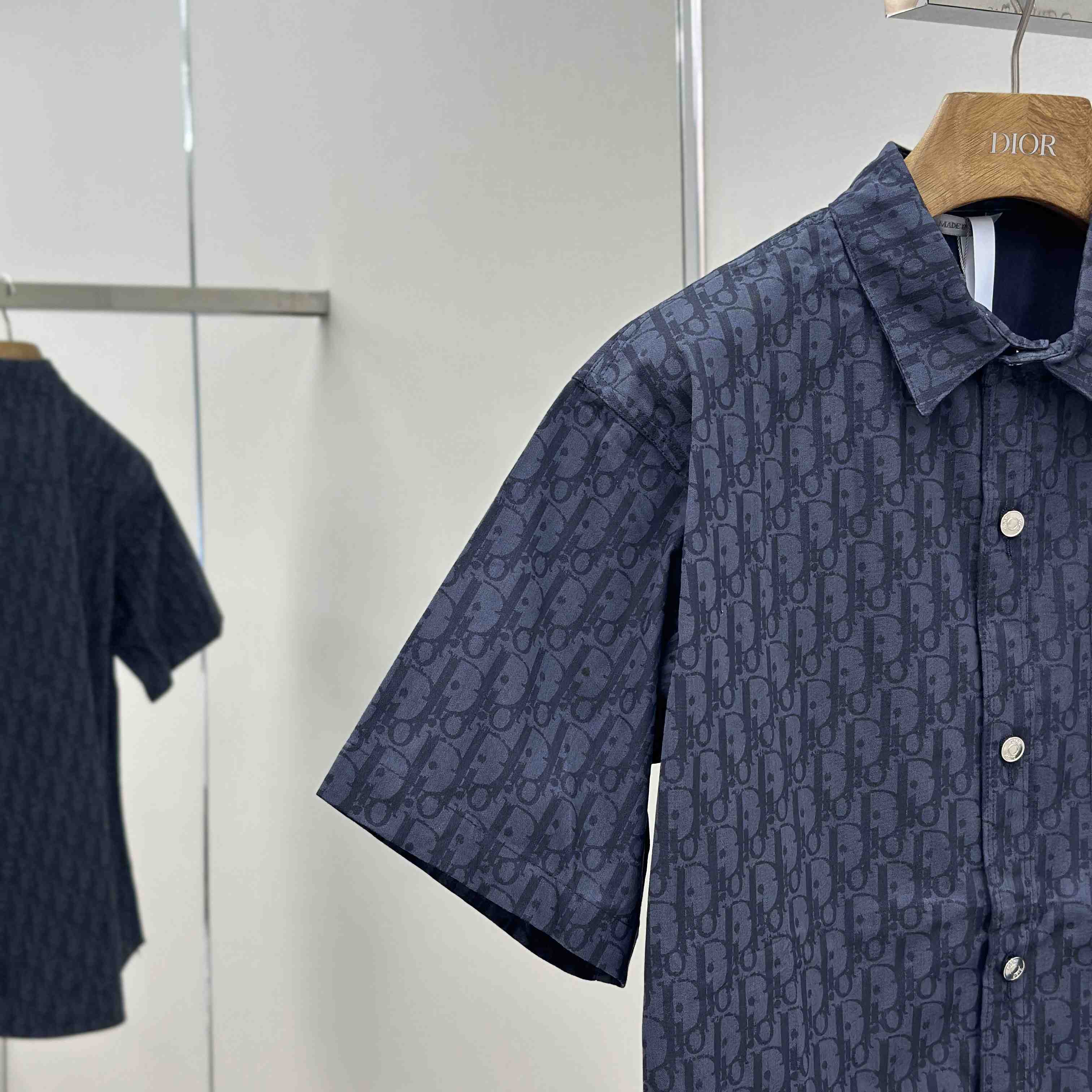 Dior Oblique Short-Sleeved Shirt - DesignerGu