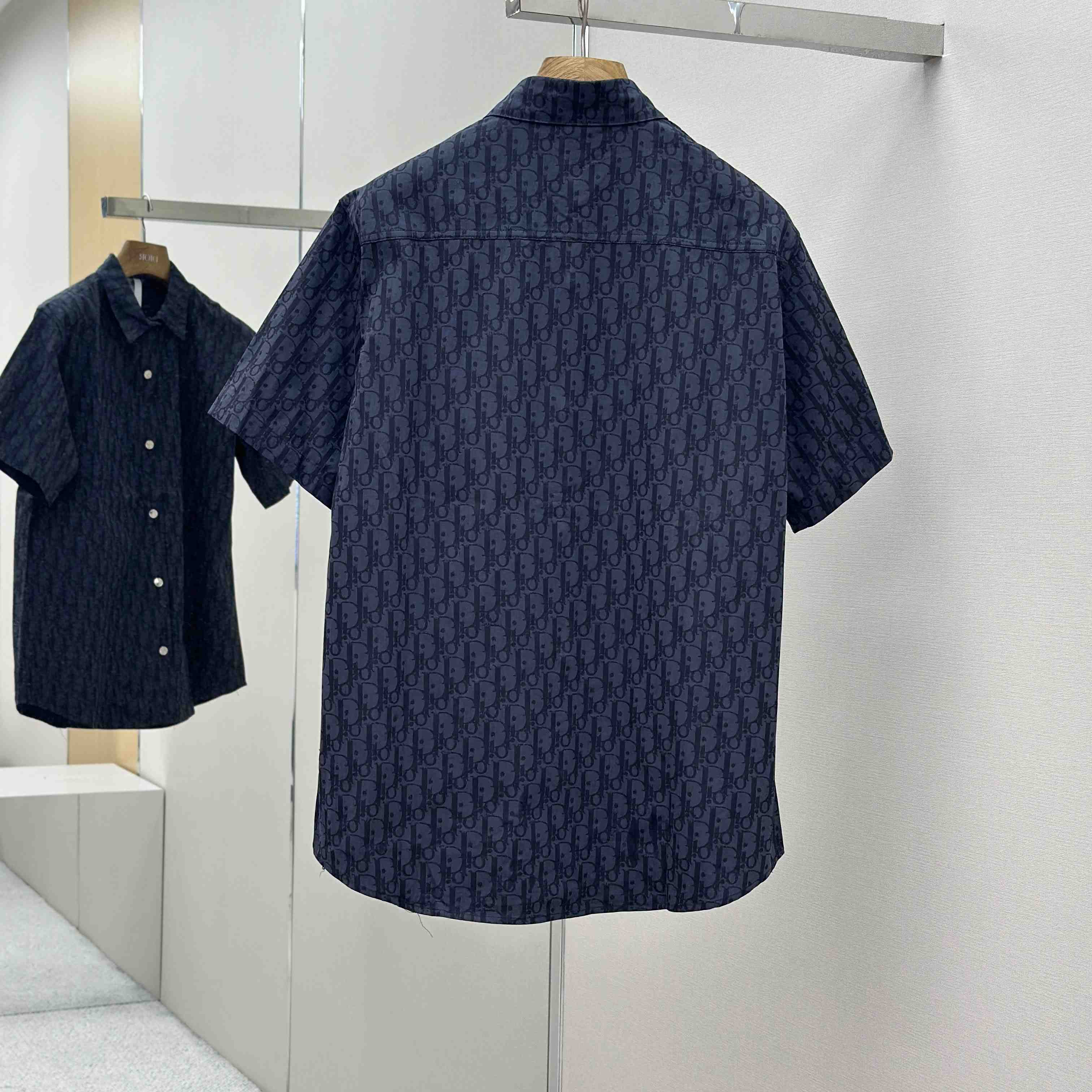 Dior Oblique Short-Sleeved Shirt - DesignerGu