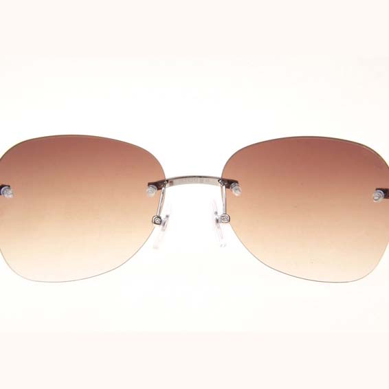 Cartier CT 3524012 Aviator Lens Wood Sunglasses In Silver Brown - DesignerGu