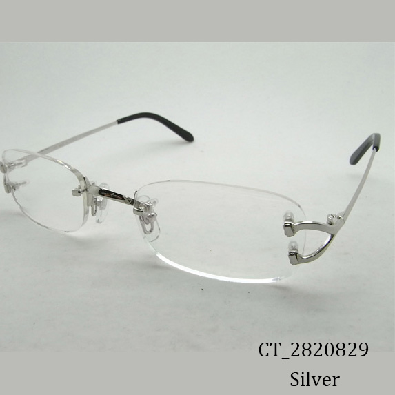 Cartier CT 2820829 Eyeglasses In Silver - DesignerGu