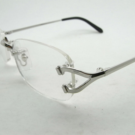 Cartier CT 2820829 Eyeglasses In Silver - DesignerGu