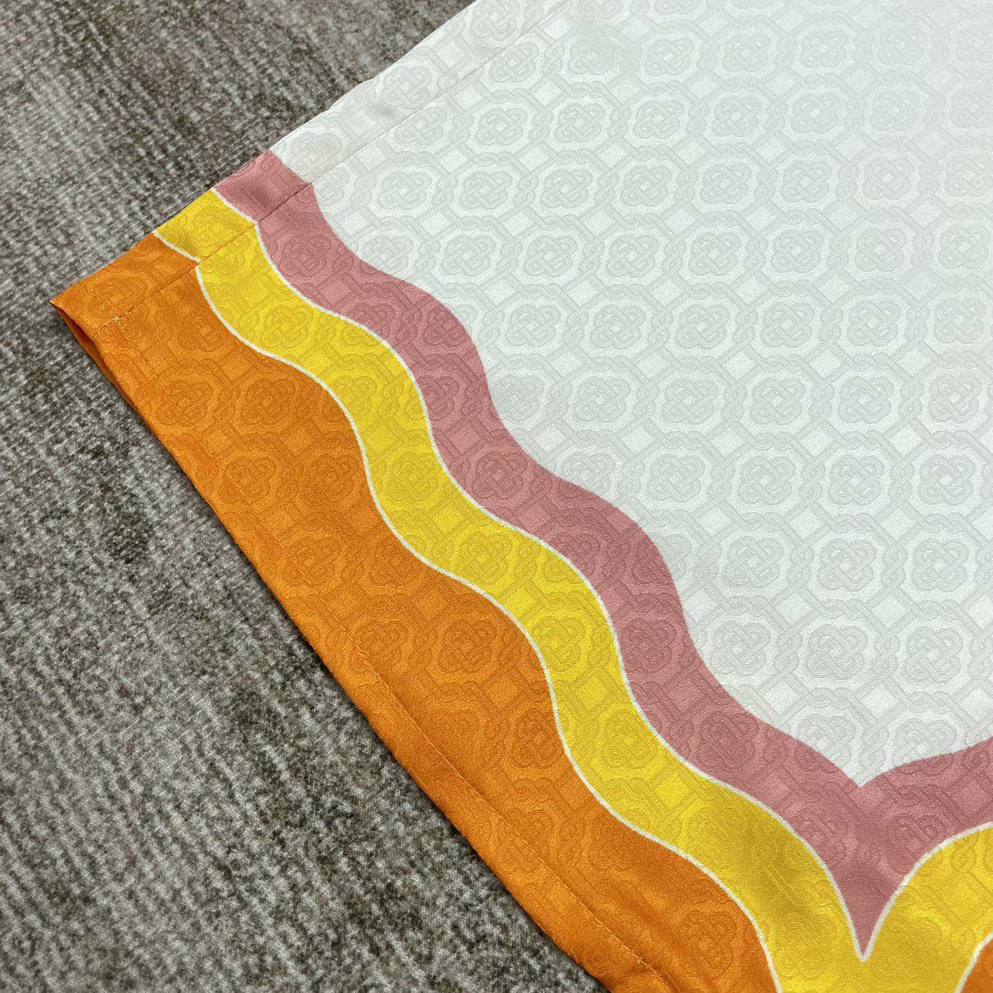 Casablanca Men's Rainbow Monogram Silk Camp Shirt   3452 - DesignerGu