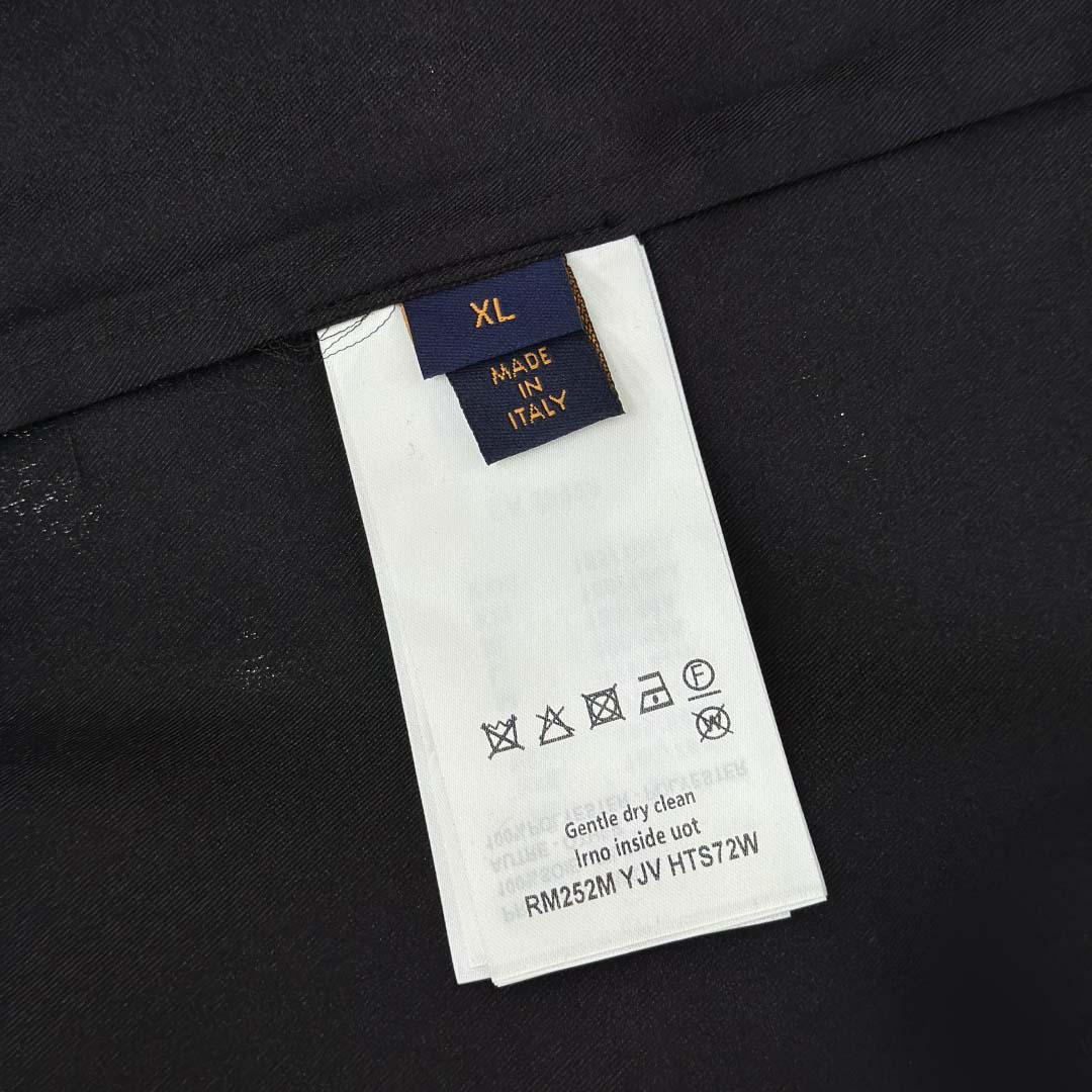 Louis Vuitton Printed Signature Silk Shirt   1AIMHT - DesignerGu