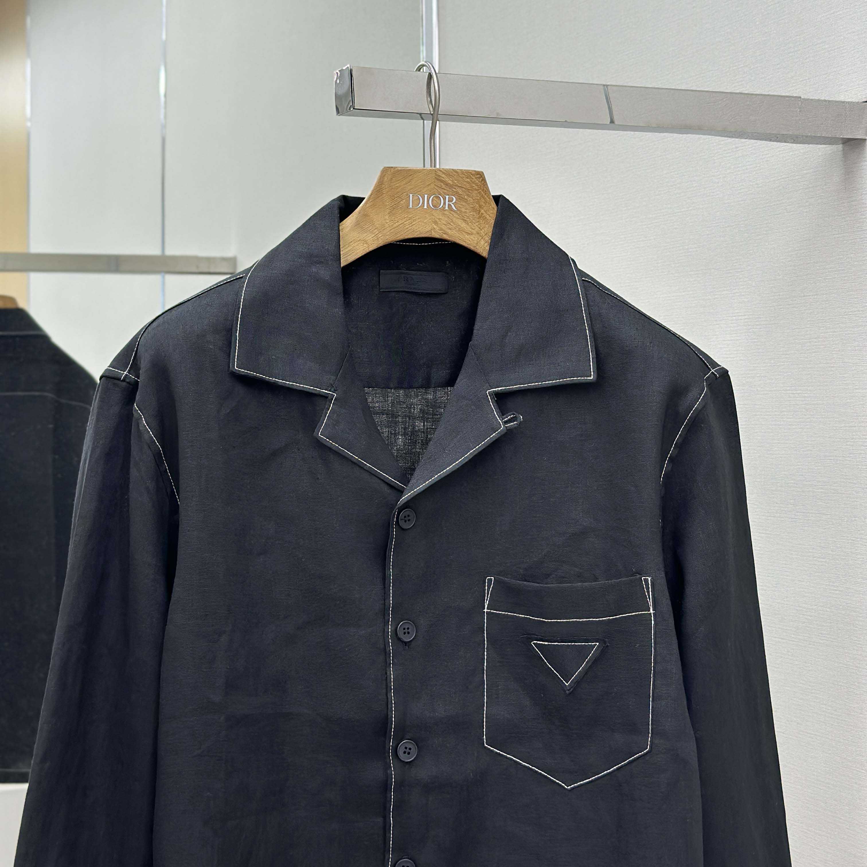 Prada Linen Shirt - DesignerGu