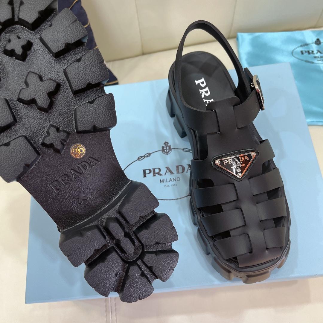 Prada Foam Rubber Sandals - DesignerGu
