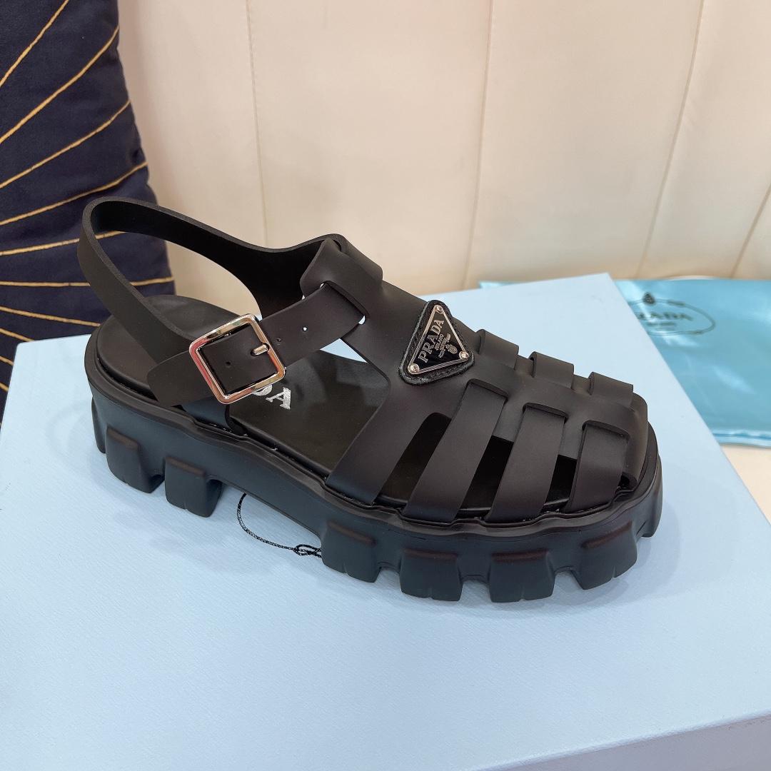 Prada Foam Rubber Sandals - DesignerGu