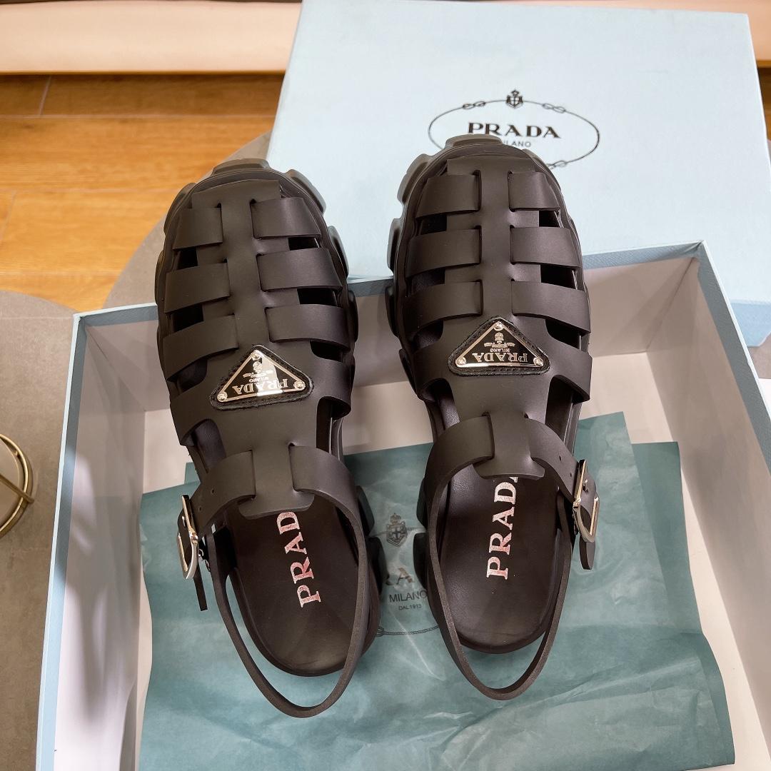 Prada Foam Rubber Sandals - DesignerGu