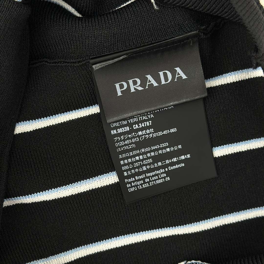 Prada Black Wool Cardigan - DesignerGu