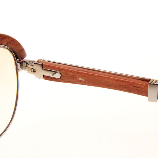 Cartier CT_1116679 Sunglasses In Silver Brown Gradient - DesignerGu