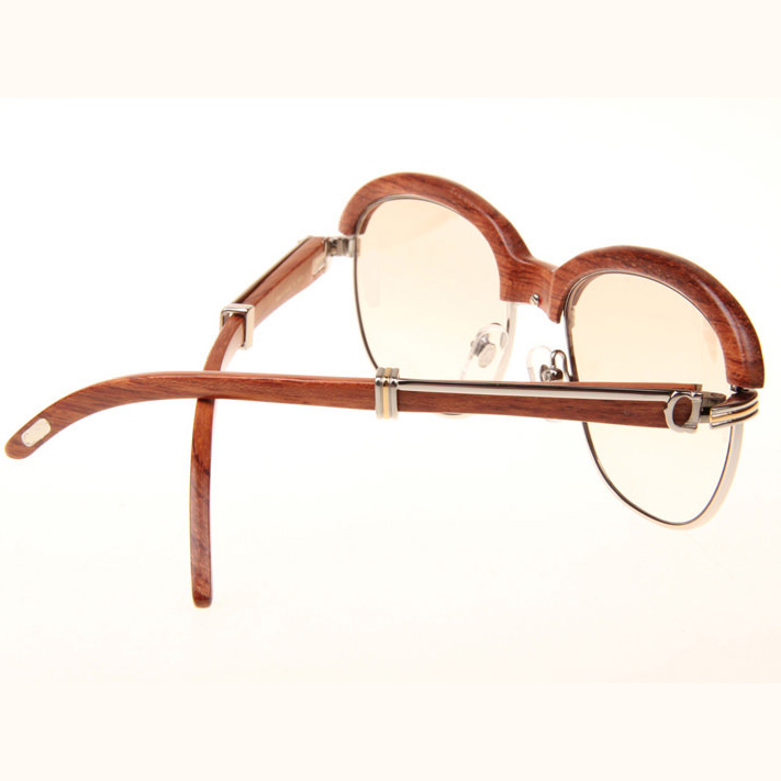 Cartier CT_1116679 Sunglasses In Silver Brown Gradient - DesignerGu