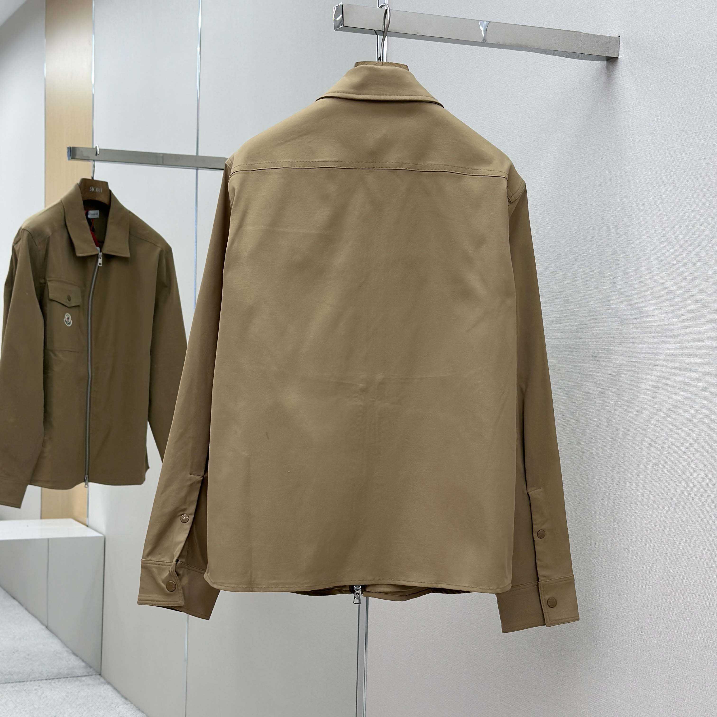 Moncler Gabardine Cotton Shirt Jacket - DesignerGu