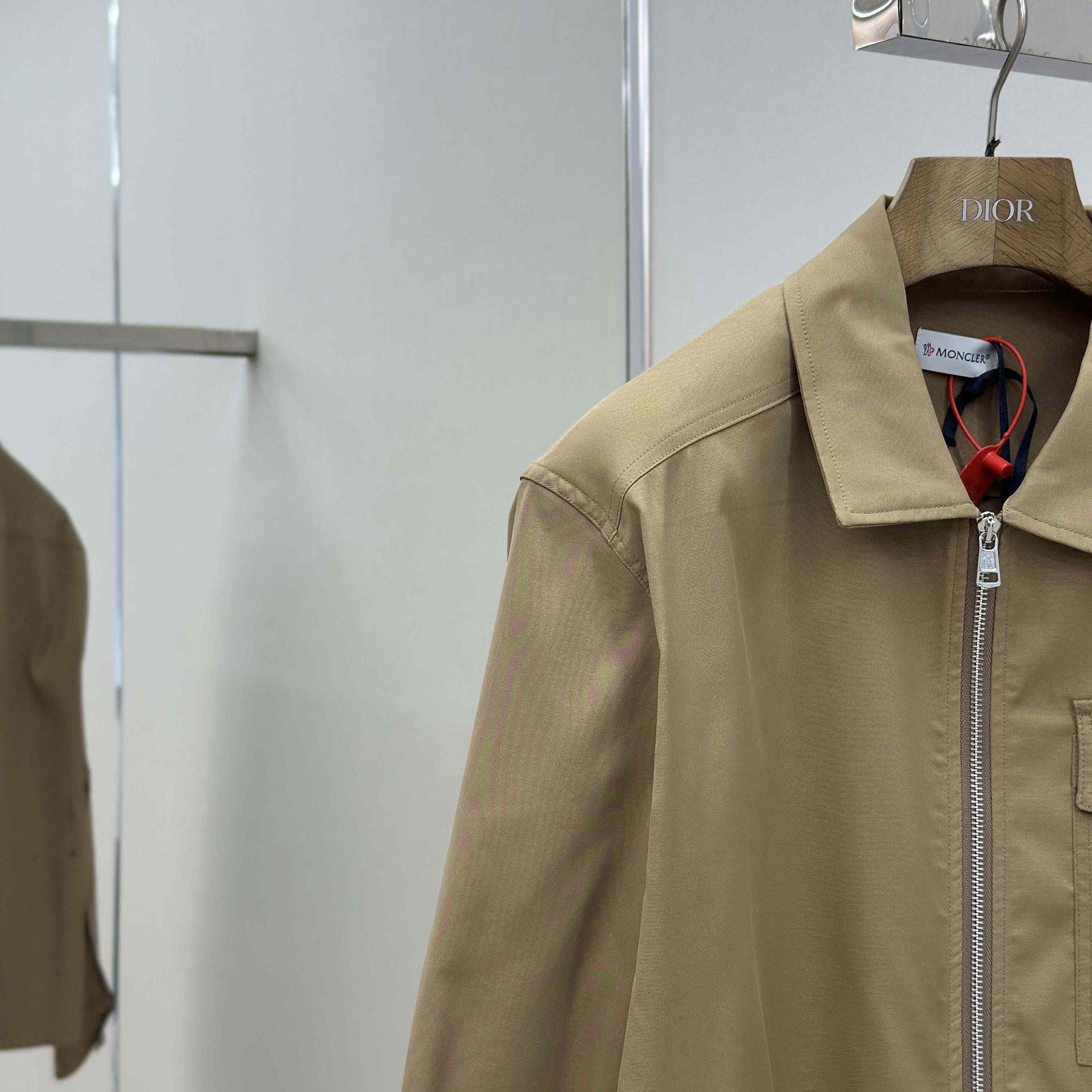 Moncler Gabardine Cotton Shirt Jacket - DesignerGu