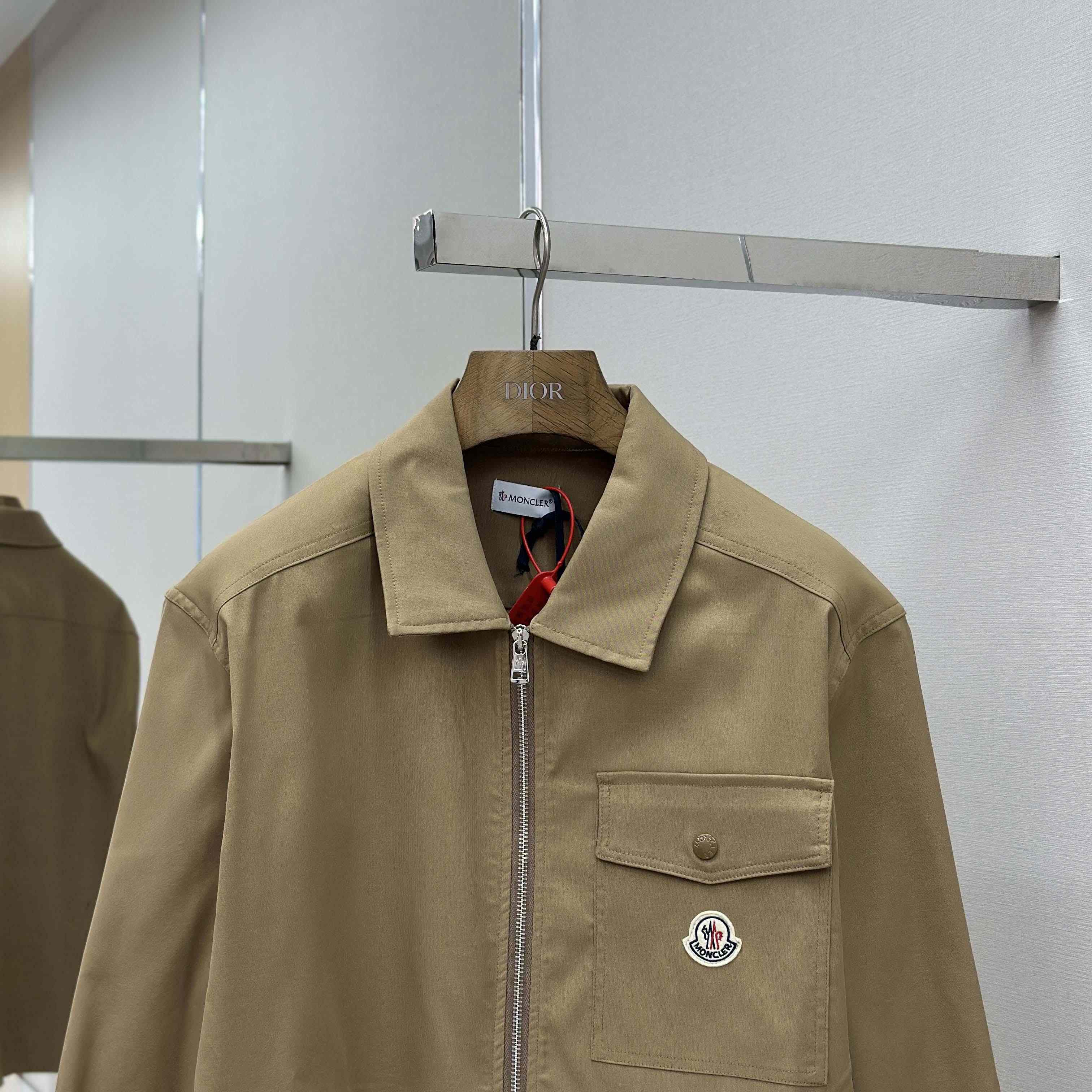 Moncler Gabardine Cotton Shirt Jacket - DesignerGu