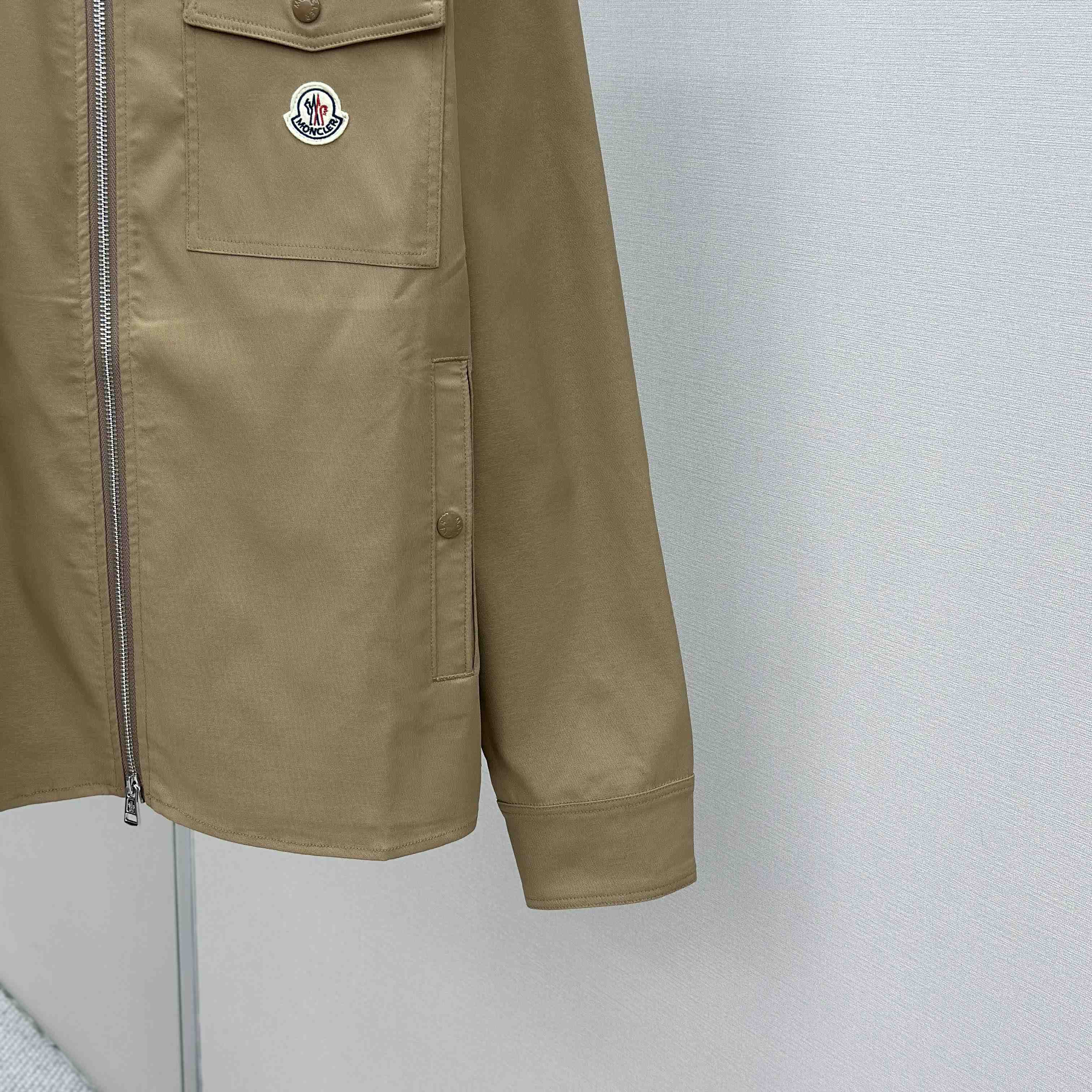 Moncler Gabardine Cotton Shirt Jacket - DesignerGu