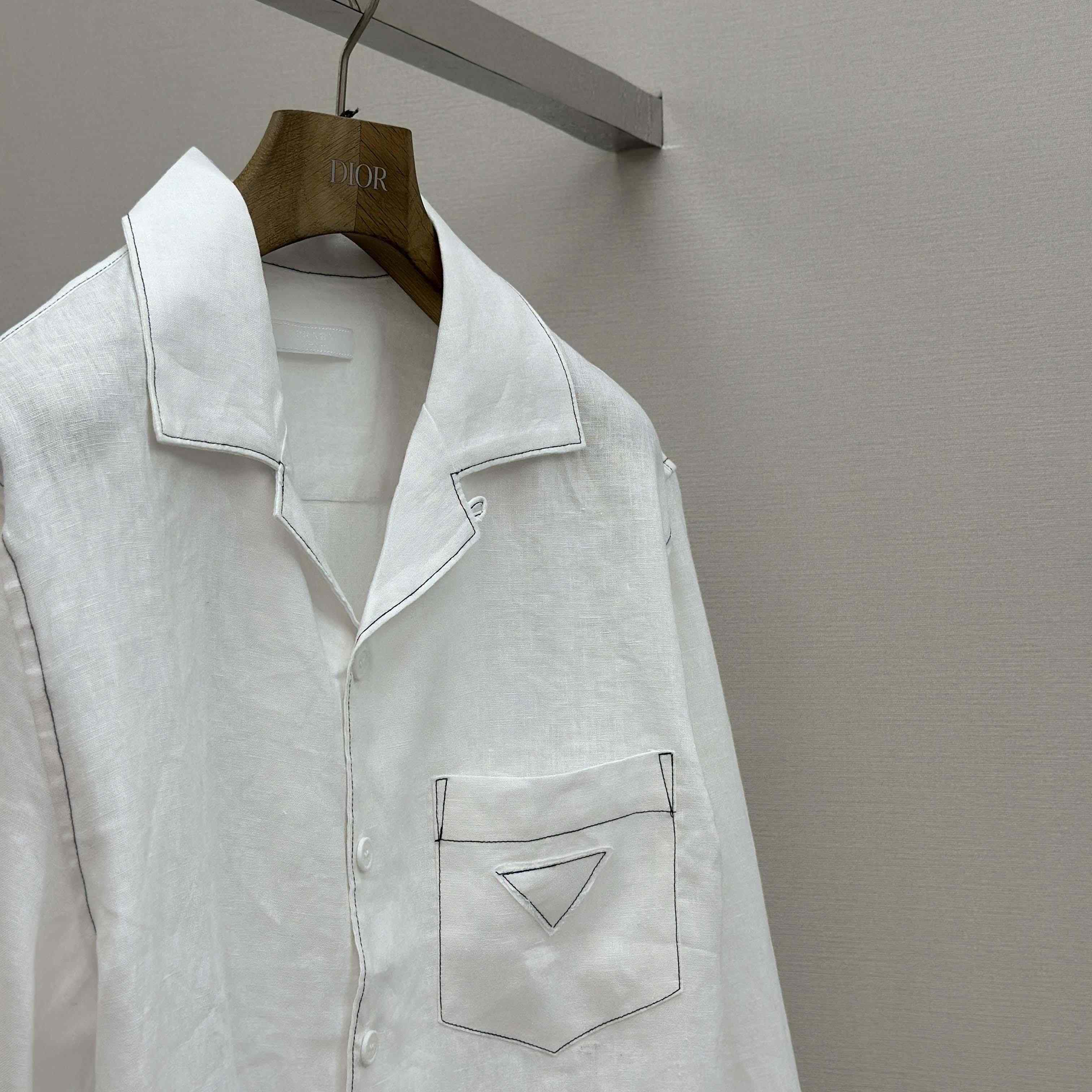 Prada Linen Shirt - DesignerGu