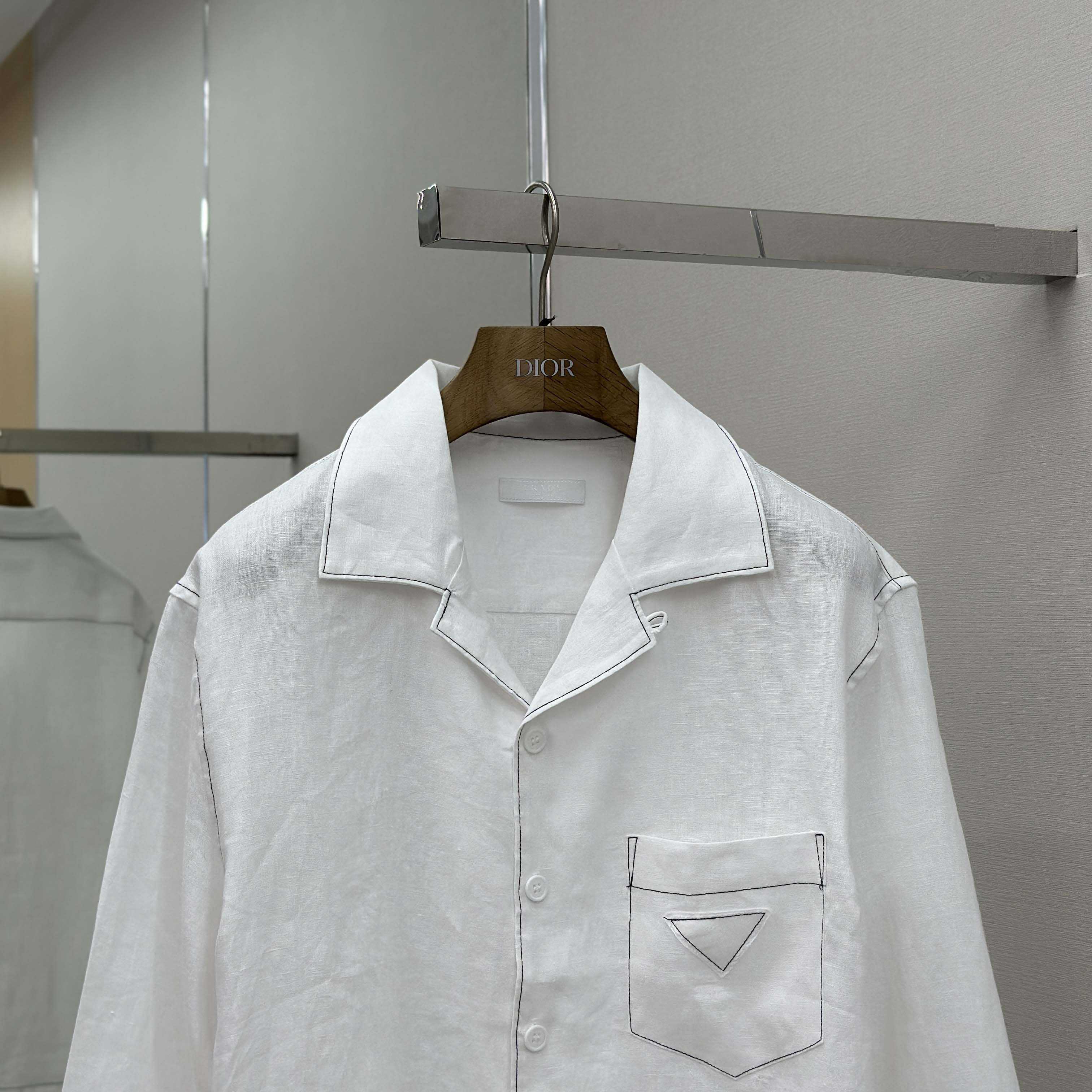 Prada Linen Shirt - DesignerGu