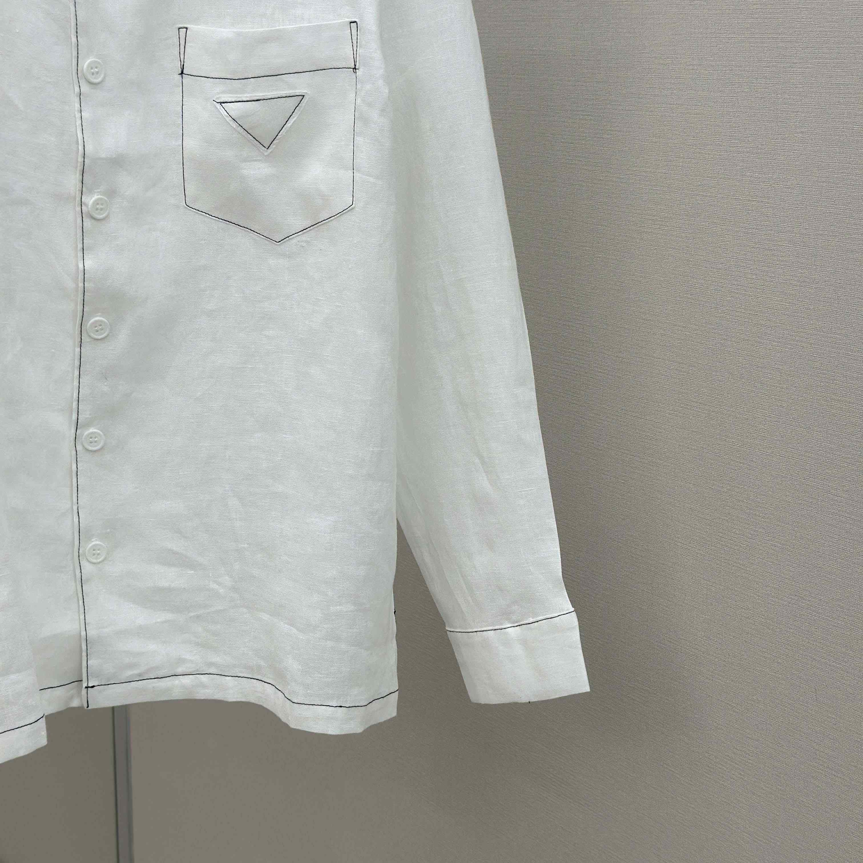Prada Linen Shirt - DesignerGu