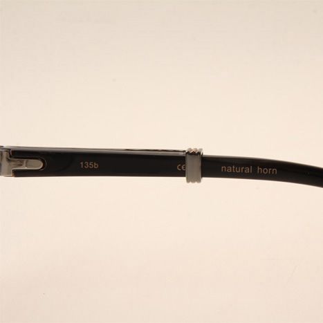 Cartier CT1990-0692 White Mix Black Buffalo Sunglasses In Silver Grey - DesignerGu