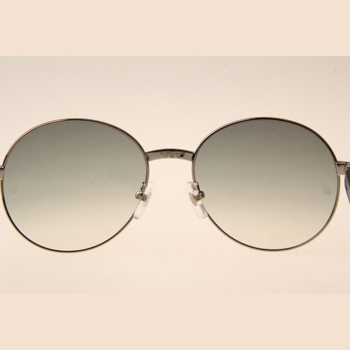 Cartier CT1990-0692 White Mix Black Buffalo Sunglasses In Silver Grey - DesignerGu