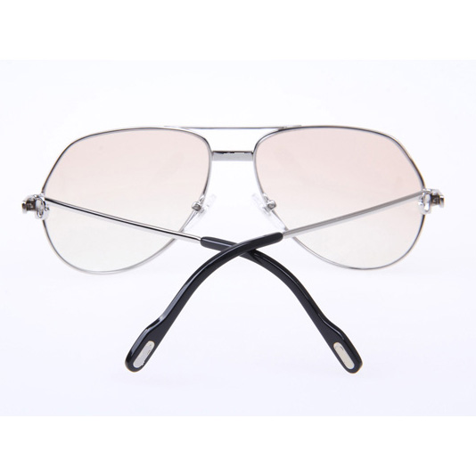 Cartier CT 1324912 Sunglasses In Silver Brown - DesignerGu