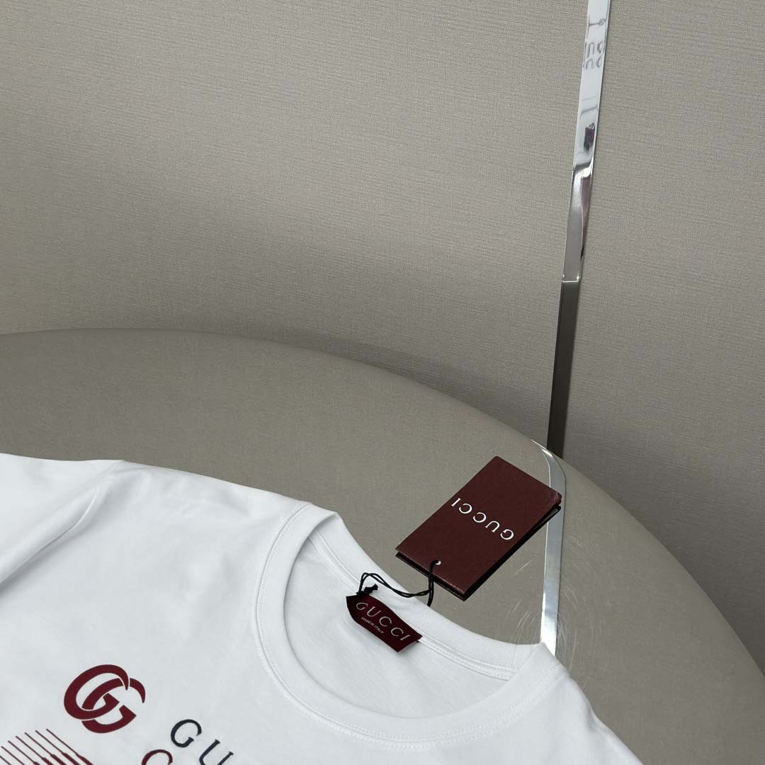 Gucci Printed Cotton Jersey T-shirt - DesignerGu