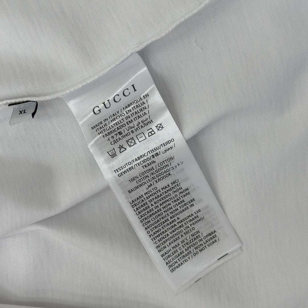 Gucci Printed Cotton Jersey T-shirt - DesignerGu