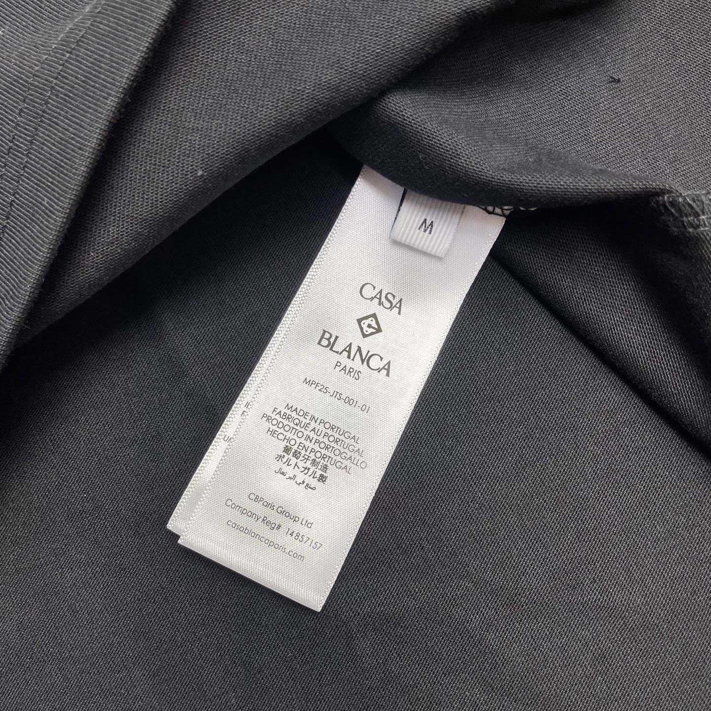 Casablanca Organic-cotton T-shirt   C1060 - DesignerGu